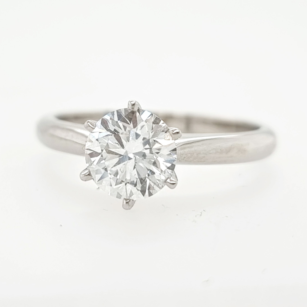 Claw Set Diamond Solitaire Ring