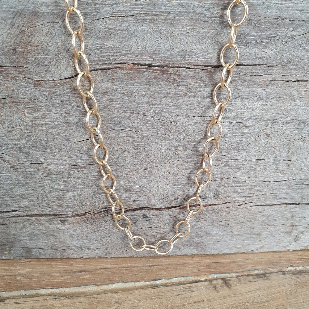 9ct Yellow Gold Oval Link Chain