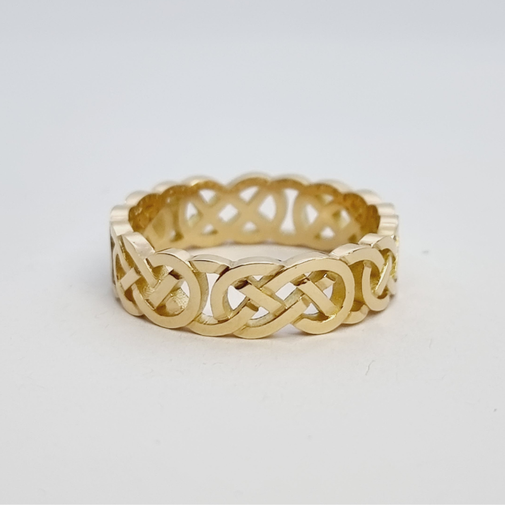 Yellow Gold Celtic Ring